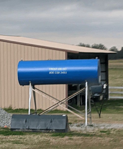 Second Frost Oil tank in action - Farm Fuel, Ranch Fuel, and Farm Grade Fuel